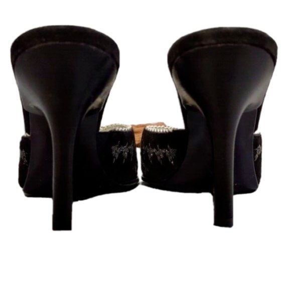 Donald J Pliner Italian Couture Studded Slide Heels sz 5 ~ Like new, 1minor flaw - Picture 6 of 12